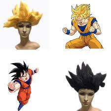 And then you can choose your height, width, starter clothes, hair and accessory. Anime Dragon Ball Z Son Goku Wig Cosplay Costume Halloween Party Yellow Hair Wig