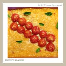 Risotto Bb Cream Bacon Basilic Les Recettes Ww De Nanette Recette Recette Ww Risotto
