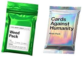 Hey man, i know i was supposed to get you the website content for the weed pack, but i got really high. Amazon Com Cards Against Humanity Weed And Pride Pack Toys Games