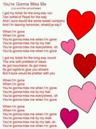 So You Re Just Gonna Bring Me A Birthday Gift Lyrics You Re Gunna Miss Me When I M Gone Ur Gunna Miss Me By My Hair Ur Gunna Miss Me Everywhere Oh Cup Song Cups Lyrics Song Words