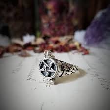Perfect Pentacle Poison Rings In 2020 Witch Jewelry Magical Jewelry Poison Ring