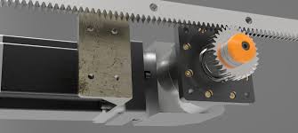 Helical Rack Pinion Drive 3d Cad Model Library Grabcad