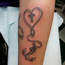 A great tattoo design for christians as it represents so much love. Pin On Anchor Cross Tattoo