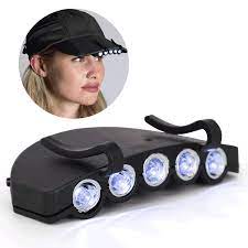 Lightguide Clip On 5 Led Hat Light Safety Running Lights Gone For A Run