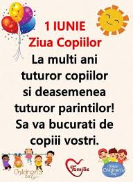 E o zi dedicată acestora, o zi a bucurie, speranţei şi a optimismului. Facebook