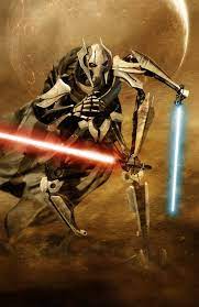 Star Wars handmade oil painting - General Grievous portrait fan art decor