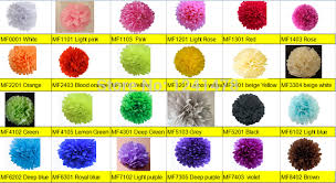 24 Colors Available Hanging Paper Flowers Rose Balls Garlands Party Decorations 12 Inch 30cm 45piece Lot Light Pink Pompoms In Artificial Dried