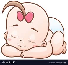 Vector Illustration Of Cartoon Baby Sleeping Download A Free Preview Or High Quality Adobe Illustrator Ai Eps Baby Cartoon Drawing Baby Cartoon Baby Drawing