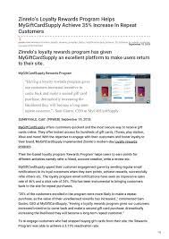 Increase visibility and credibility of your review by adding a photo. Calameo Zinrelos Loyalty Rewards Program Helps My Gift Card Supply Achieve 35 Increase In Repeat Customers