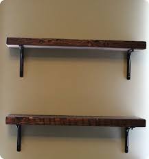 Diy Reclaimed Wood Shelf Knockoffdecor Com Reclaimed Wood Shelves Wood Shelf Brackets Wood Shelves Kitchen