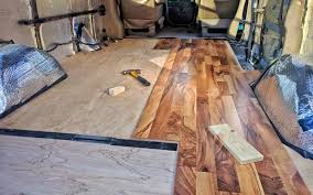 Nailing the laminate flooring down would also leave marks on the flooring that would be very. Installing Laminate Flooring In Our Conversion Van