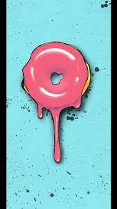 Popart Donut Drip Digital Painting Autodesk Sketchbook Pro Donut Art Diy Canvas Art Painting Pop Art