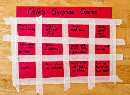 You might need to pass a few coats. Scratch Off Chore Chart For Kids No Time For Flash Cards