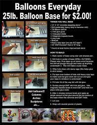 How To Create A Cheap Base For Your Balloon Arches Balloons Balloon Stands Balloon Diy