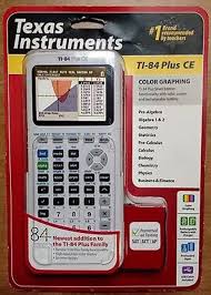 Texas Instruments Ti 84 Plus Ce Graphing Calculator White Graphing Calculator Calculator Color Graphing