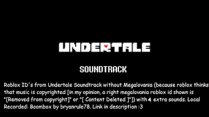 Now you can fulfill whatever image you conjure up in. Undertale Music Codes In Roblox With 4 Extra Codes The Description Is Not Completed Youtube
