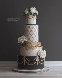 It seems like we've been waiting forever for the great gatsby to come out, and we're so excited opening week is finally here that we've decided to kick it off with this. Rose Gold Gatsby Wedding Cake Novocom Top