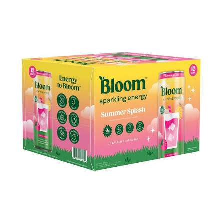 Bloom Summer Splash Sparkling Energy, 12 fl. oz., 12 pk. - Samsclub.com