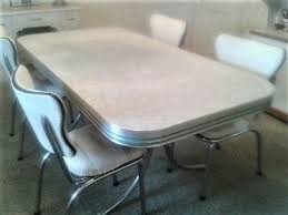 vintage 1950's kitchen table and chairs