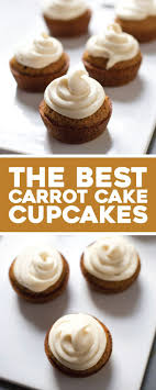 The Best Carrot Cake Cupcakes With Cream Cheese Frosting Pinch Of Yum Recipe Best Carrot Cake Brunch Desserts Carrot Cake Cupcakes