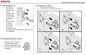 Maybe you would like to learn more about one of these? Berta Full Overlay 105 Degree European Concealed Frameless Kitchen Cabinet Hinges With Installation Screws 20 Pack Amazon Com Au Home Improvement