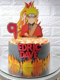 The largest and highest quality coloring birthday cards can be found here! Naruto Cake Happy 9th Birthday Goodman S Fondant Cakes Facebook