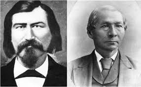 These two missionaries; Rev Benjamin Sinclair (left) and Rev Henry Bird  Steinhauer were the best of friends and worked very closely in the  fledgling communities of Alberta that are now known as