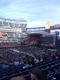 Gillette Stadium Section 132 Row 29 Seat 19 One Direction