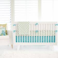 Ready to ship crib sheets. Aztec In Aqua And Gold Crib Bedding Set Baby Bedding Sets Aqua Crib Bedding Baby Bed
