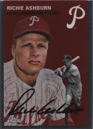 2021 Topps Chrome Blue Refractor Richie Ashburn