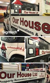 Signtech Vehicle Branding On A Ford Transit Tipper Ford Transit Playful Design Car Brands