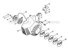 If you have a local dealer, sometimes they will let you look at their diagrams while at their shop. Stihl Bg 55 Blower Bg55 Z Parts Diagram Rewind Starter 2