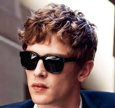 A simple hairstyle for men with blonde hair. Love His Hair And That S It Boy Hairstyles Curly Hair Men Curly Hair Styles