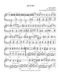Learning piano without years of lessons! John Legend All Of Me Piano Sheet Music With Lyrics Best Music Sheet