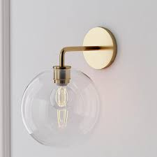 Check out our glass lamp shades selection for the very best in unique or custom, handmade pieces from our lamp shades shops. Sculptural Glass Globe Wall Sconce Small