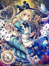 Abstract Anime Is A Certain Abstract Combination Possessed By The Character Alice In Wonderland Anime Anime Art