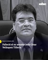AHORA] Confirman el fallecimiento de Julio César Velázquez Tillería, quien  actualmente se desempeñaba como consejero de la EBY. 🔸 El mismo fue  miembro titular del Consejo de Administración del Instituto de Previsión