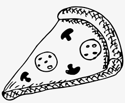 Itulah beberapa gambar kartun hitam putih yang saya telah rangkum. Cheese Pizza Slice Coloring Page Colouring Incredible Gambar Pizza Hitam Putih Free Transparent Png Download Pngkey