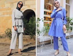 Tunik Pantolon Takim Modelleri Moda Tesettur Giyim Moda Moda Stilleri Giyim