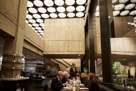 The Flora Restaurant And Coffee Bar In The Met Breuer Museum Brutalist Coffee Bar Restaurant