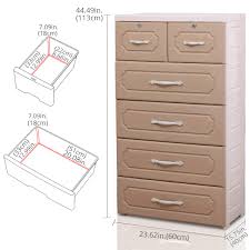Practical storage and organization this bedroom furniture collection was designed just for tighter spaces! Furniture Tall Dresser Chest On Wheels Creamy White Plastic Large Bedroom Dresser Nafenai 6 Drawer Chest 23 62 L X 15 75 W X 44 49 H Bedroom Furniture