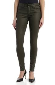 Buy Mavi Jeans Tess High Waist Coated Super Skinny Jeans Khaki Jeather Online Super Skinny Jeans Ripped Skinny Jeans Super Skinny