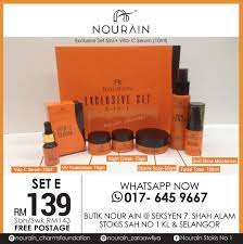Penyelesaian masalah bagi kulit kusam tak bermaya,tona tidak sekata,berminyak dan berjerawat. Nour Ain Beauty Care