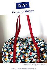 Tuto Un Sac De Sport La Maison Des Makers En 2020 Diy Sac De Sport Sac De Sport Tuto Couture Sac