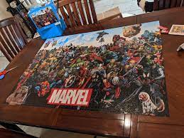 5 out of 5 stars with 5 ratings. Finished My First 2 999 Piece Puzzle Marvel Edition Jigsawpuzzles