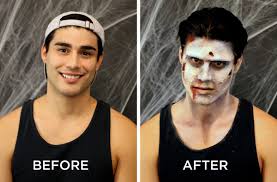diy zombie makeup evite