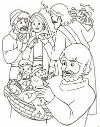 Select from 35970 printable crafts of cartoons, nature, animals, bible and many more. Jesus Feeds The 5000 Colouring Page