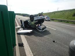 Impactul a fost surprins de o cameră de bord a unui alt participant la trafic. Foto Un Accident Mortal S A Produs Pe Autostrada Soarelui Romania Libera