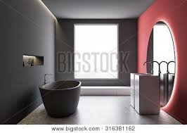 Maybe you would like to learn more about one of these? Gray Red Bathroom Image Photo Free Trial Bigstock