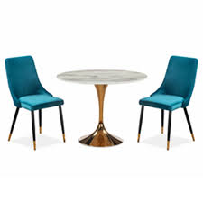Qljjsd dining table set 35.4 round wooden small dining table set 4 upholstered chairs for small spaces kitchen table and chairs dining room table modern home for restaurant(white table + gray chair) 4.0 out of 5 stars 1 Essendon Restaurant Table For Sale Rosetone